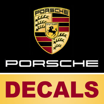 Vintage Porsche Decals