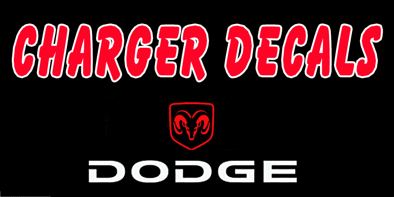 Dodge Charger Decals