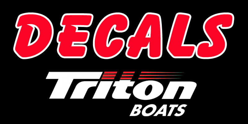 Decals Stickers X Triton Boats Vinyl Sticker Decal Logo Fishing Boat ...